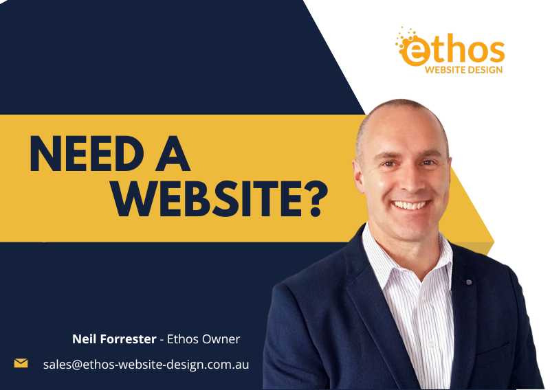Local Web Design Designer Geelong - Neil Forrester - Owner of Ethos Website Design